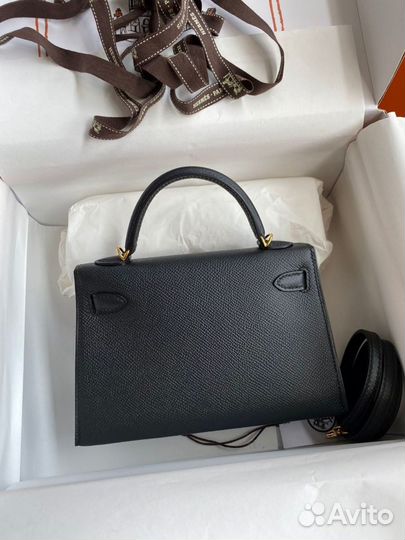 Сумка hermes kelly mini кожа hass