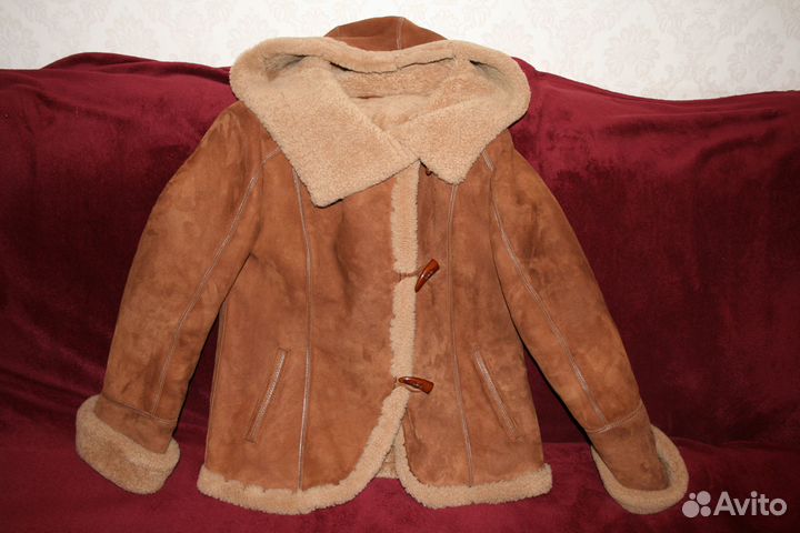 Дубленка натуральная женская 46 48 новая