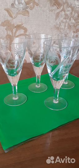 Фужеры хрустальные СССР