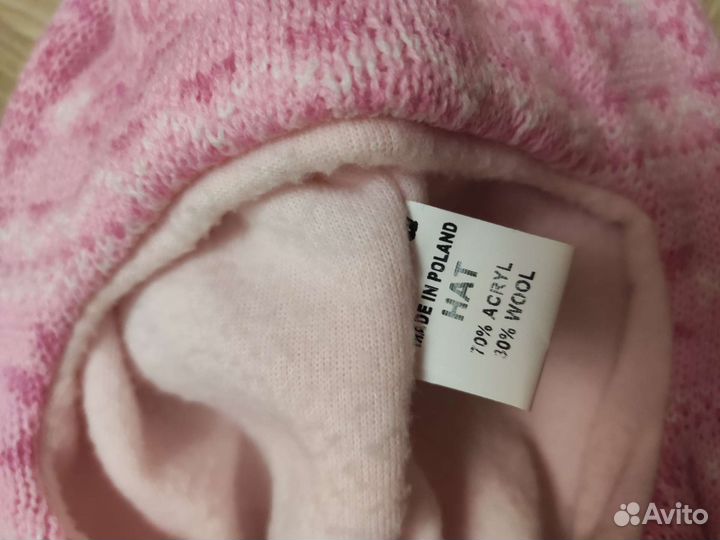 Шапка шлем зимний новый 52-54