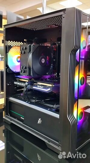 Игровой пк R5 5500/DDR4-16Gb/SSD-500Gb/RTX 4060