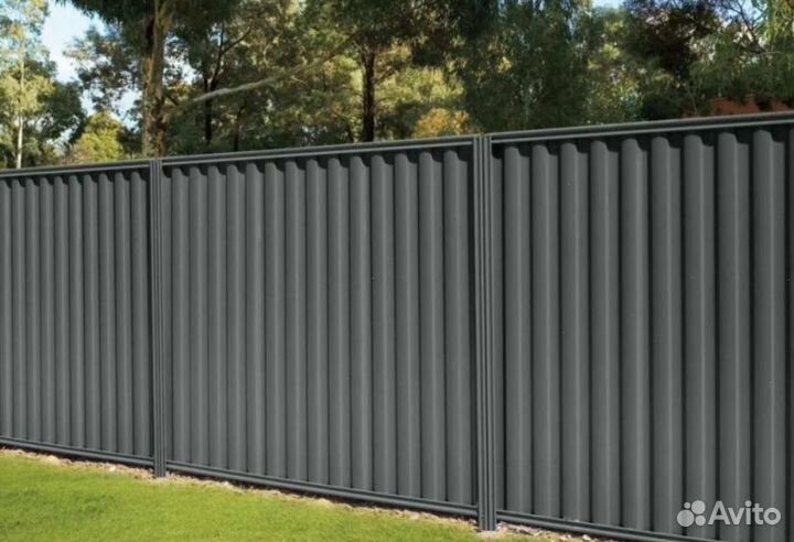 Забор из профлиста цена за метр качественно