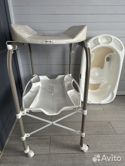 Пеленальный столик с ванночкой cam