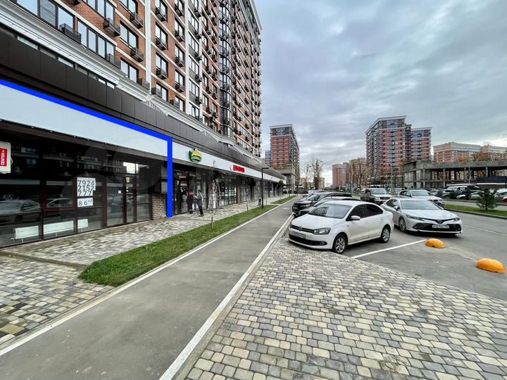 Фасадное помещение в Самолетах, 86 м²