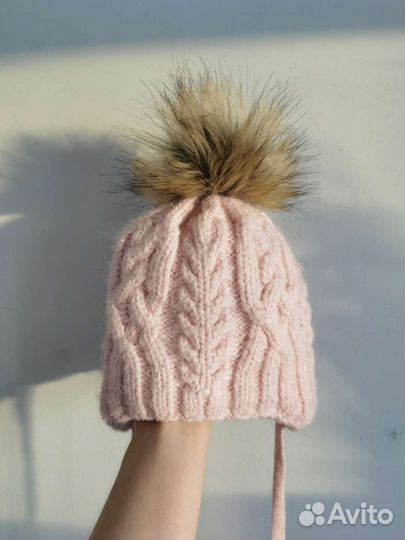 Шапка на девочку разные зима демисезон 48-50