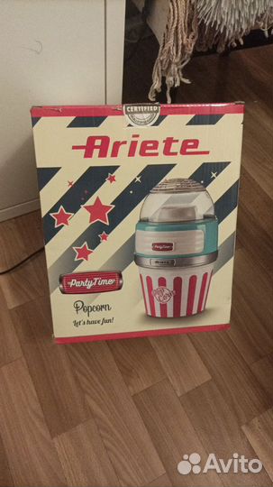 Аппарат для приготовления попкорна ariete 2957