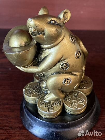 Статуэтка сувенир денежная мышь (крыса)