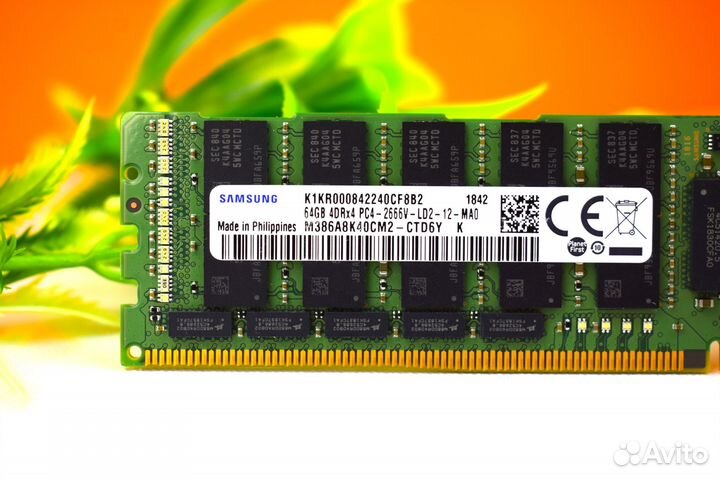 DDR4 ECC REG samsung 64GB 2666 MHz 4DRx4