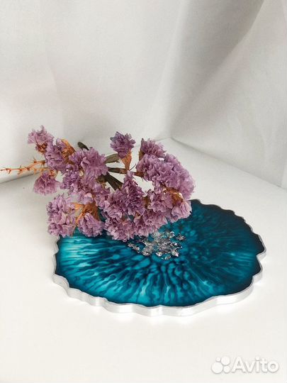 Сервировочный набор из эпоксидной смолы