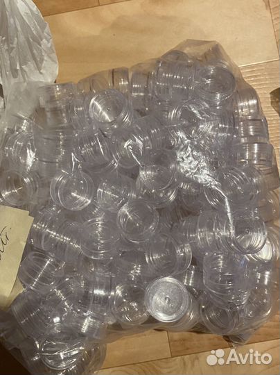 Баночка платиковая 3мл / помадница / бальзамница