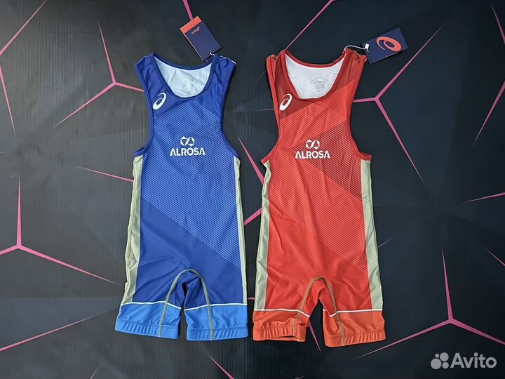 Трико борцовское ASICS Wrestling Suit 2081a022 0045