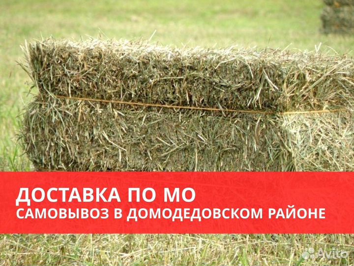 Сено луговое и солома пшеничная в мешках и тюках