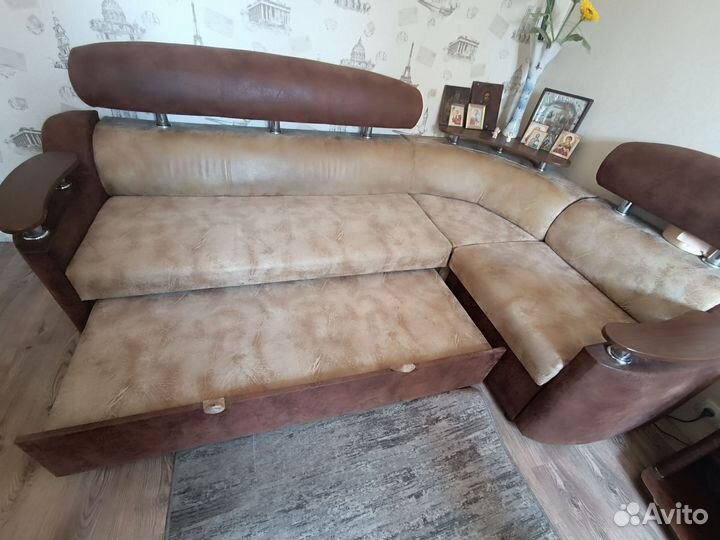 Угловой диван бу