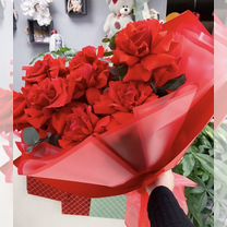 Шикарный букет из красных роз доставкой по Гайве, Пермь