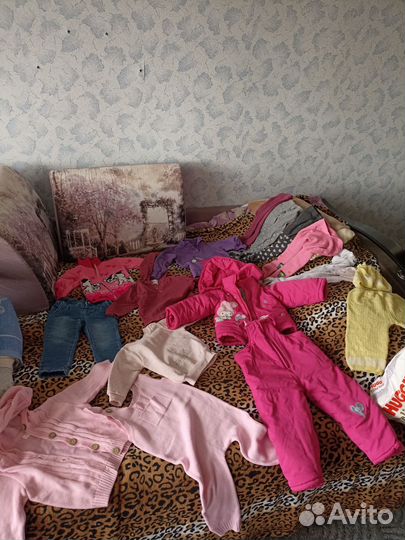 Одежда для девочки пакетом 80 86