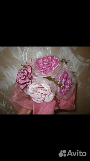 Свадебный букет из бисера. Память на всю жизнь