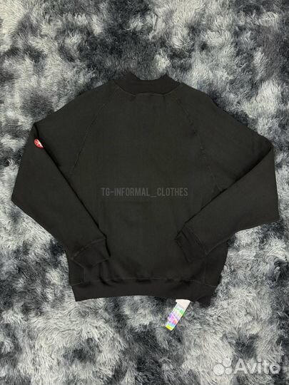 Пуловер черный оверсайз Cavempt олд мани