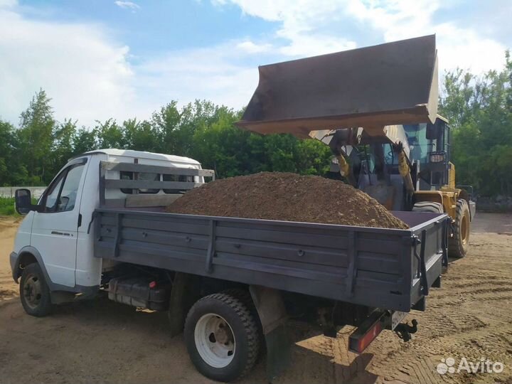 ГАЗЕЛЬ: песок, пгс,асф.крошка,щебень нов бу