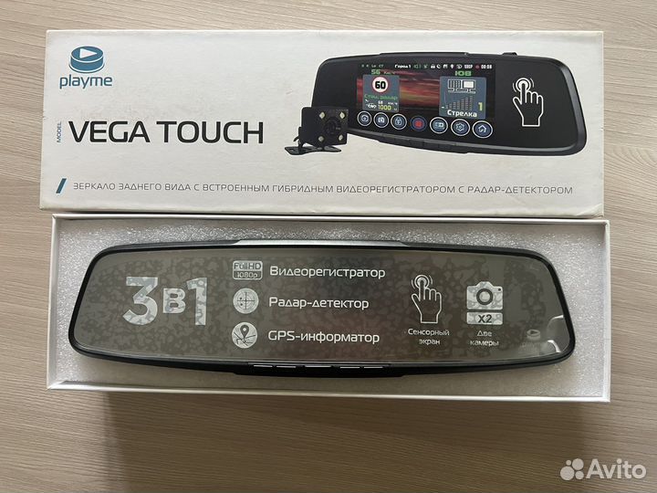 Зеркало заднего вида с видео регистратором