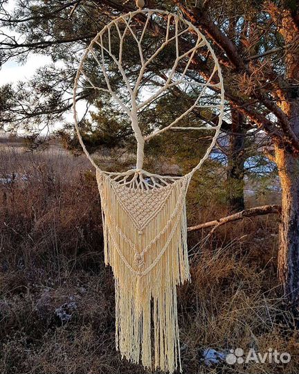 Ловец снов, панно макраме