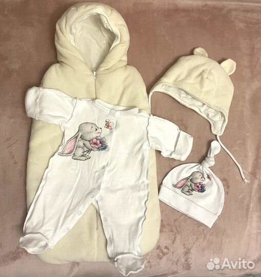 Зимний конверт на выписку