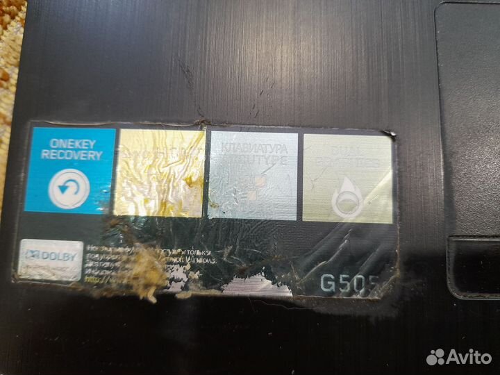 Ноутбук lenovo g505s