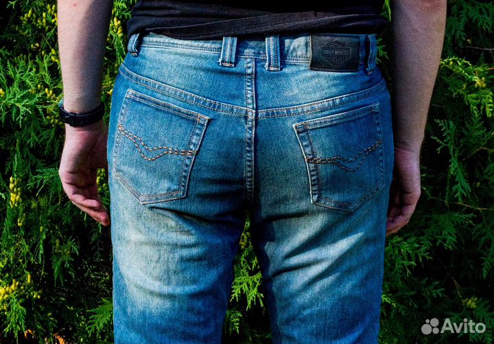 Мотоджинсы с защитой Harley Davidson