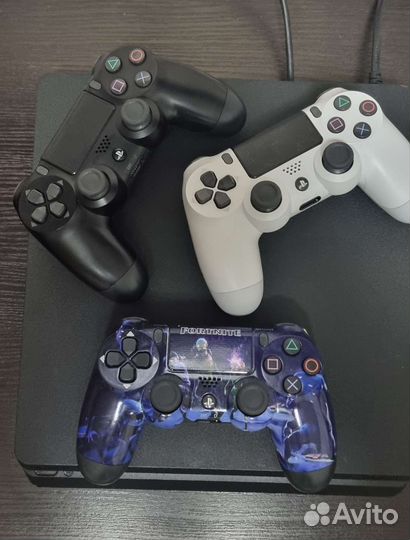 Игровая приставка ps4 slim 1tb
