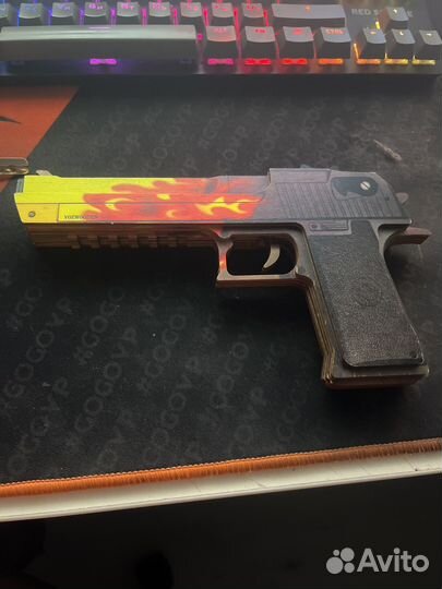 Пистолет desert eagle деревянный