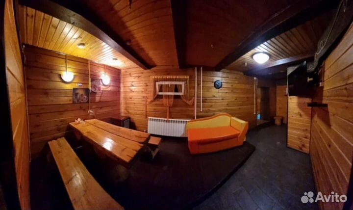 Русская баня на дровах с бассейном