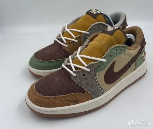 Кроссовки nlke air jordan 1 low voodoo,zion