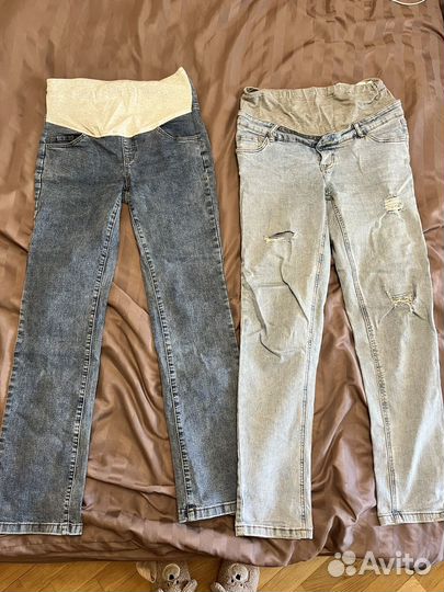 Джинсы для беременных 46
