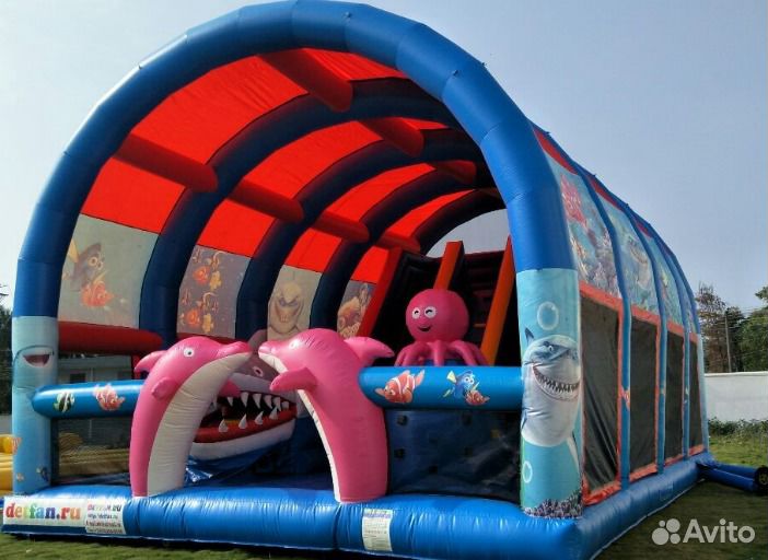 Надувной батут Акула в наличии на складе