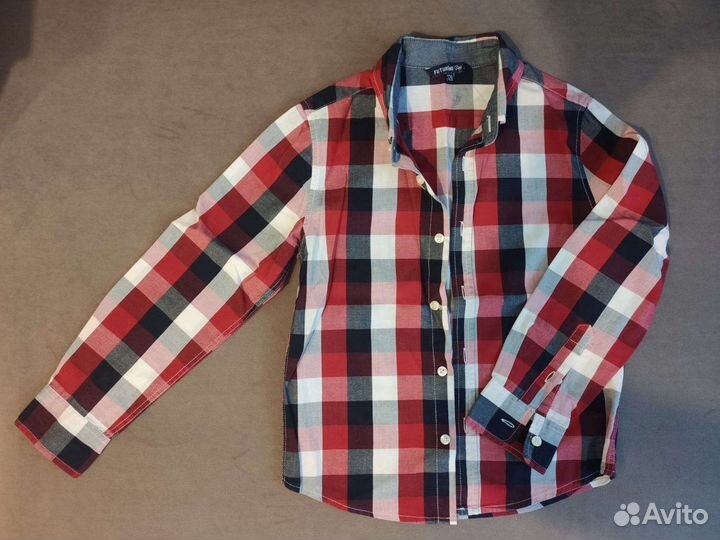 Рубашки на мальчика 122-128 рост