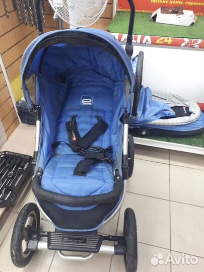 Самокат детская каляска 22345