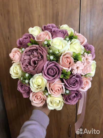 Букет цветов из мыла