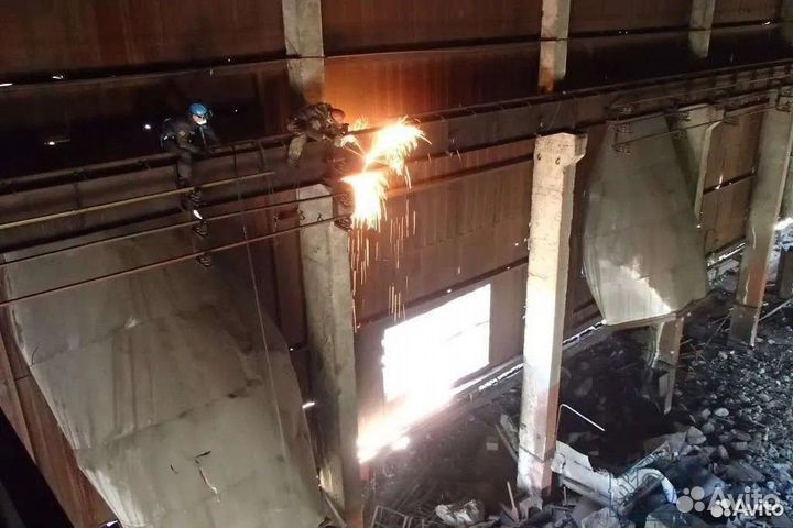 Демонтаж трубопроводов металлоконструкций