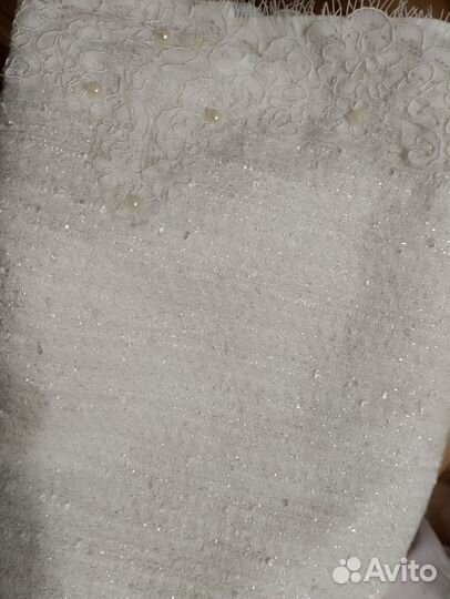 Платье для девочки 116 нарядное белое