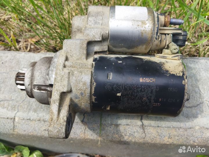 Продаю стартер б/у bosh vw polo skoda rapid