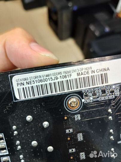 Видеокарта gtx 1060 6gb