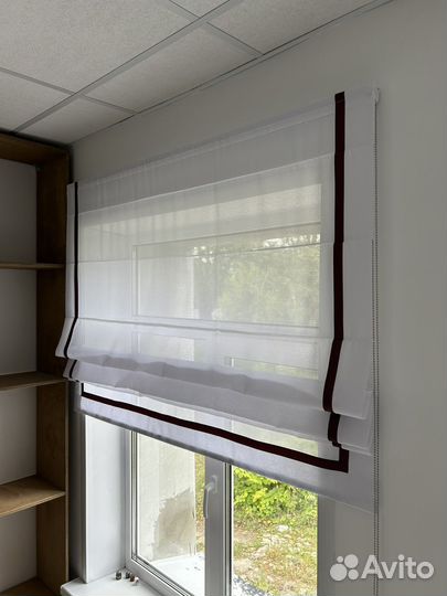Римская штора, полупрозрачная