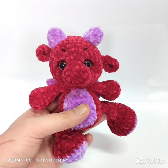 Мягкая игрушка дракон бегемот пчела летучая мышь
