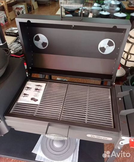 Мангал барбекю печь коптильня Искандер