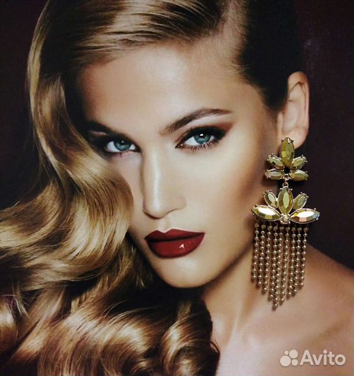 Роскошные серьги бижутерия Италия