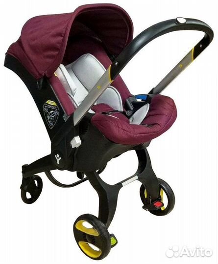 Аренда коляска-автолюлька FooFoo 4 в 1 (бордовая)