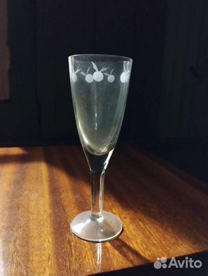 Фужеры стеклянные СССР для шампанского