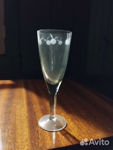Фужеры стеклянные СССР для шампанского