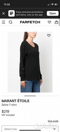 Льняной лонгслив Isabel Marant Etoile оригинал