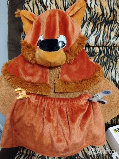 Костюм новогодний Белка для девочки 116-122