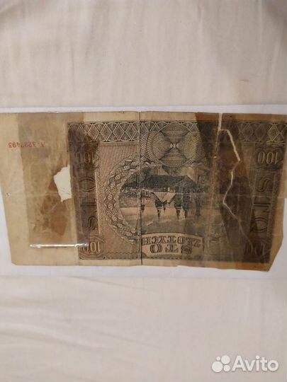 Польские 100 злотых